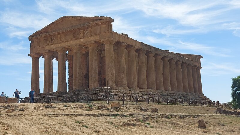 Il Tempio della Concordia nella Valle dei Templi di Agrigento