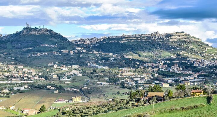 foto panoramica di enna